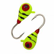 Капля с ушком d 5,0 мм, вес 1,84 гр, обмазка малек, лимон-винт /10 шт/